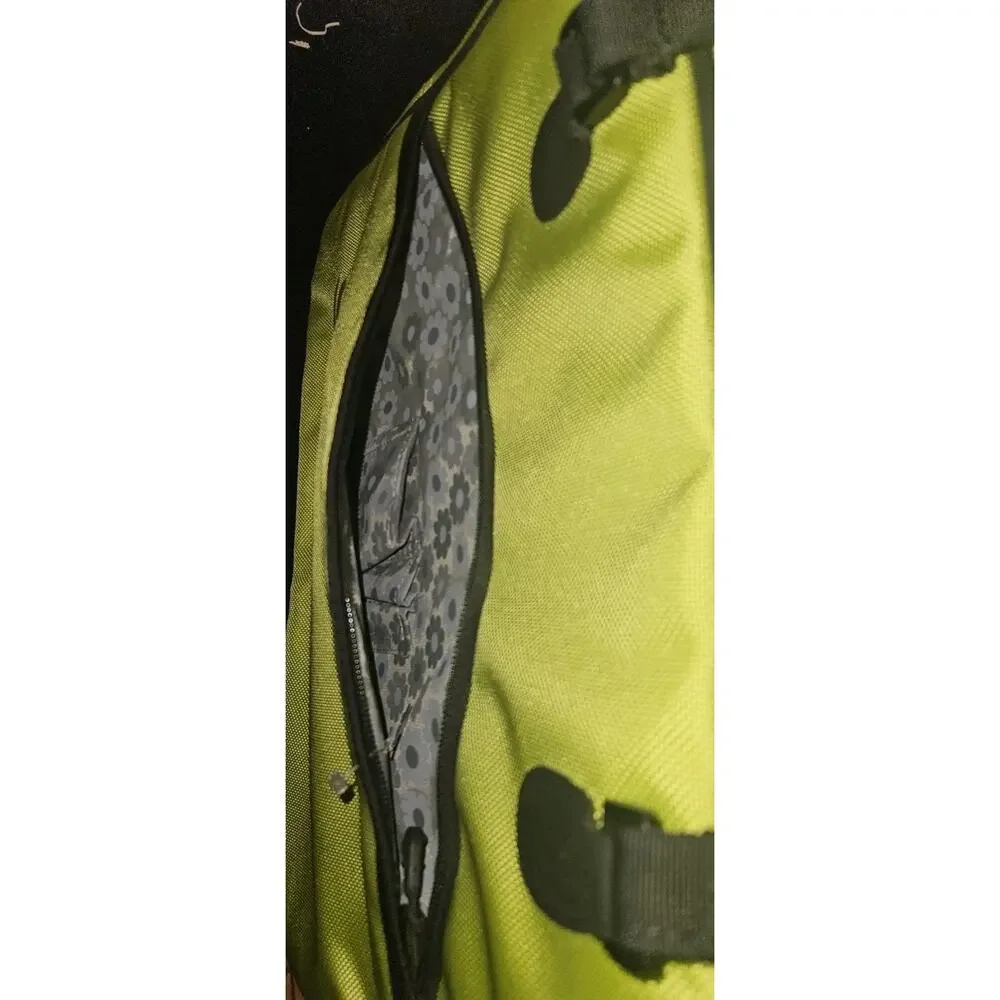Timbuk2 Marina Computer Padded Laptop Shoulder Bag Tote Green 16x12x4 *read